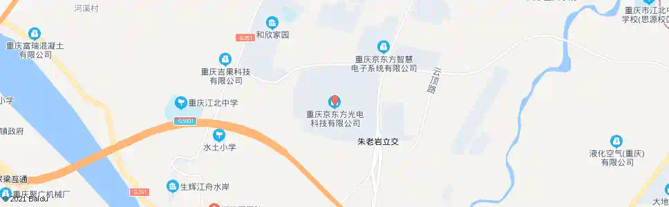 重庆京东方公司_公交站地图_重庆公交_妙搜公交查询2025