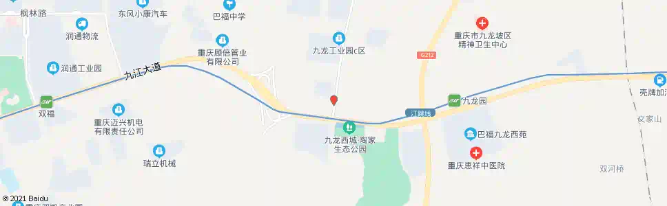 重庆龙凤大道前段_公交站地图_重庆公交_妙搜公交查询2025