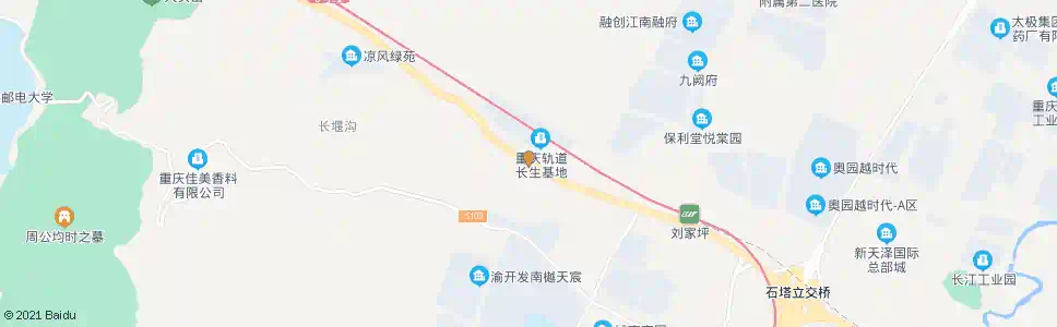 重庆东西大道1站_公交站地图_重庆公交_妙搜公交查询2025