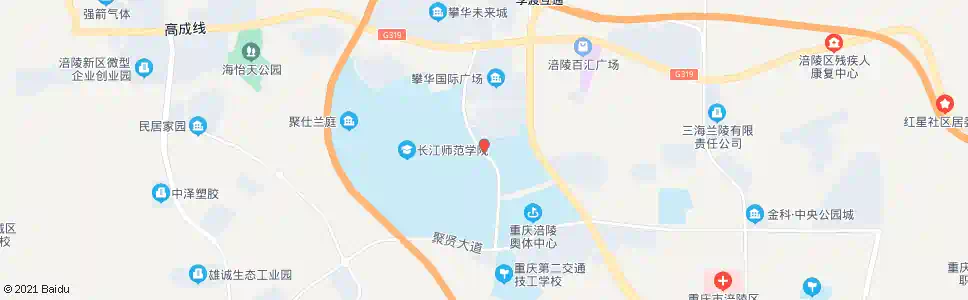 重庆师院东门_公交站地图_重庆公交_妙搜公交查询2025