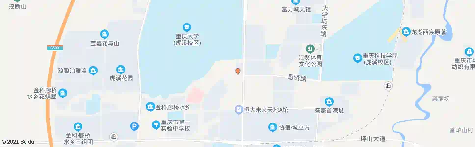 重庆东方剑桥_公交站地图_重庆公交_妙搜公交查询2025