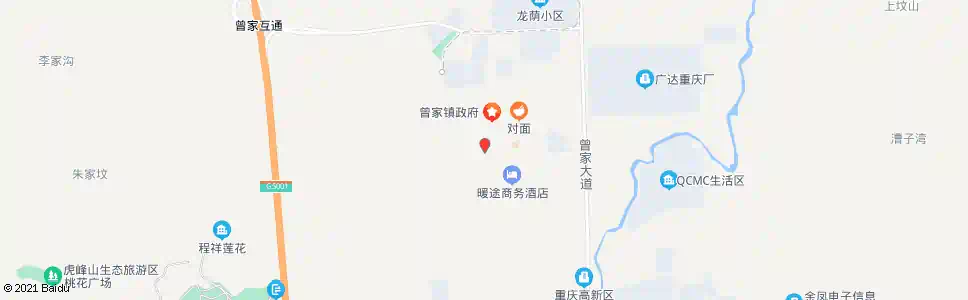 重庆五里冲_公交站地图_重庆公交_妙搜公交查询2025