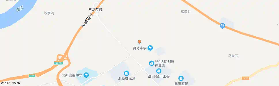 重庆草街中心校_公交站地图_重庆公交_妙搜公交查询2025