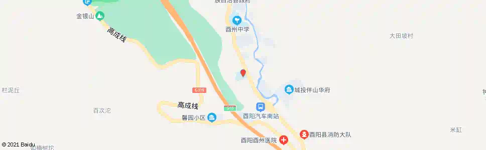 重庆酉阳民族小学_公交站地图_重庆公交_妙搜公交查询2025