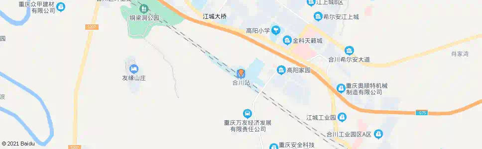 重庆合川新城_公交站地图_重庆公交_妙搜公交查询2025
