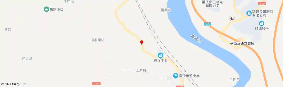 重庆吴栗村_公交站地图_重庆公交_妙搜公交查询2025