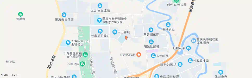重庆桃源小学_公交站地图_重庆公交_妙搜公交查询2025