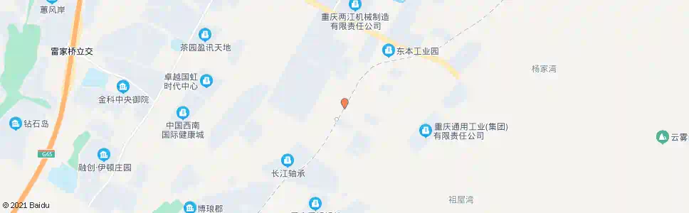 重庆竹园村_公交站地图_重庆公交_妙搜公交查询2025
