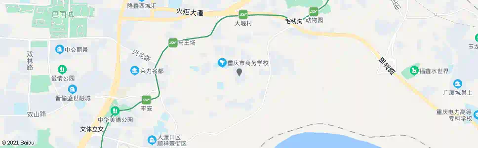 重庆北大资源燕南_公交站地图_重庆公交_妙搜公交查询2025