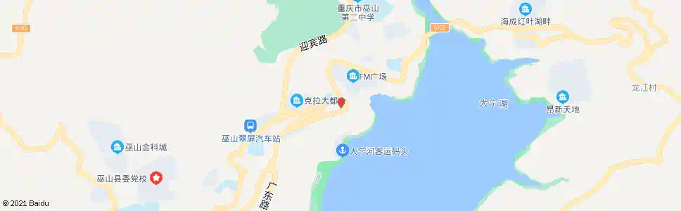 重庆巫山交巡警大队_公交站地图_重庆公交_妙搜公交查询2025
