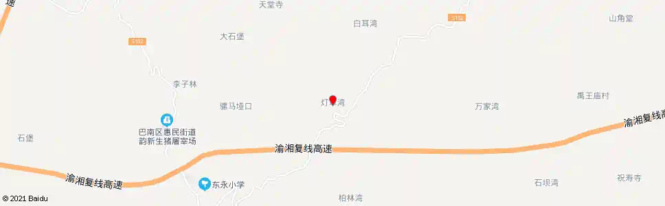 重庆灯草湾_公交站地图_重庆公交_妙搜公交查询2025