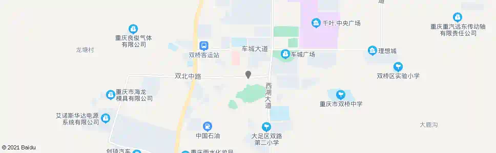 重庆双桥公园后门_公交站地图_重庆公交_妙搜公交查询2025