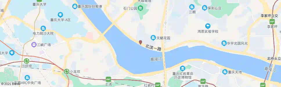 重庆石门观景台_公交站地图_重庆公交_妙搜公交查询2025