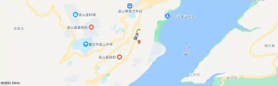 重庆授书台_公交站地图_重庆公交_妙搜公交查询2025