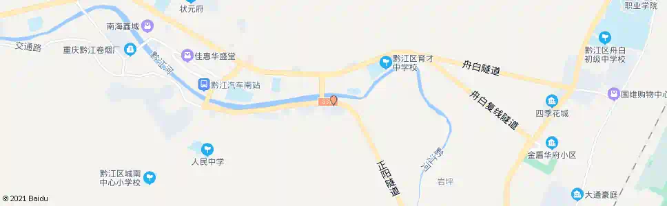 重庆江畔人家小区_公交站地图_重庆公交_妙搜公交查询2025