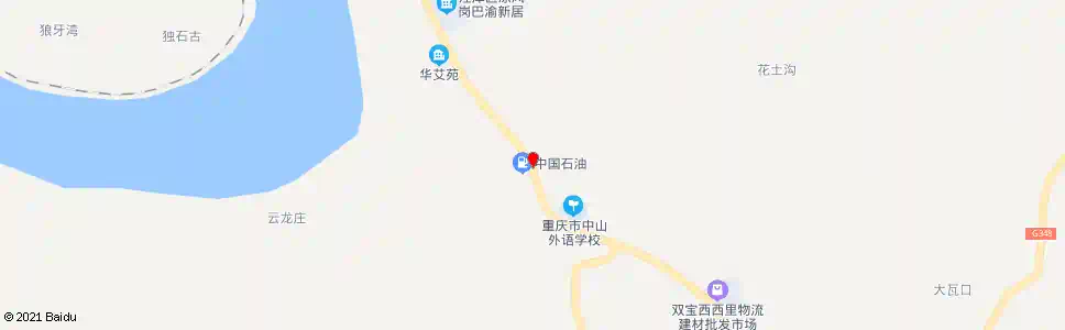 重庆双宝加油站_公交站地图_重庆公交_妙搜公交查询2025