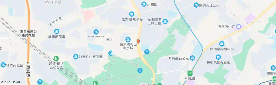 重庆华宇上院_公交站地图_重庆公交_妙搜公交查询2025