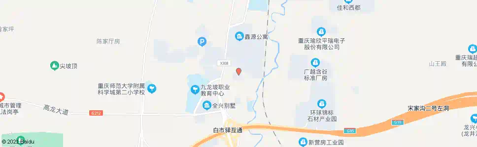 重庆龙华路口_公交站地图_重庆公交_妙搜公交查询2025