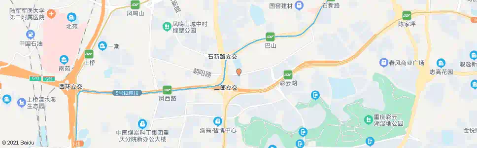 重庆朝阳路玖隆城_公交站地图_重庆公交_妙搜公交查询2025