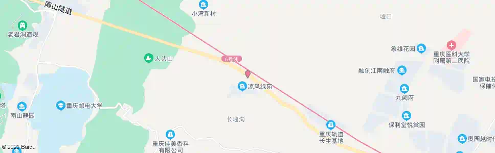 重庆露生园林_公交站地图_重庆公交_妙搜公交查询2025