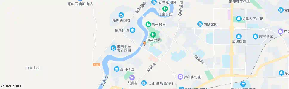 重庆现代花园_公交站地图_重庆公交_妙搜公交查询2025