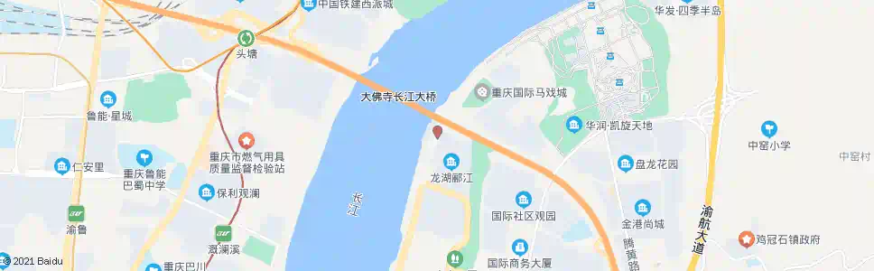 重庆大佛寺_公交站地图_重庆公交_妙搜公交查询2025