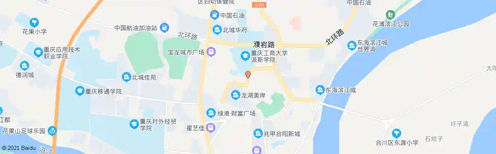 重庆三角花园_公交站地图_重庆公交_妙搜公交查询2025