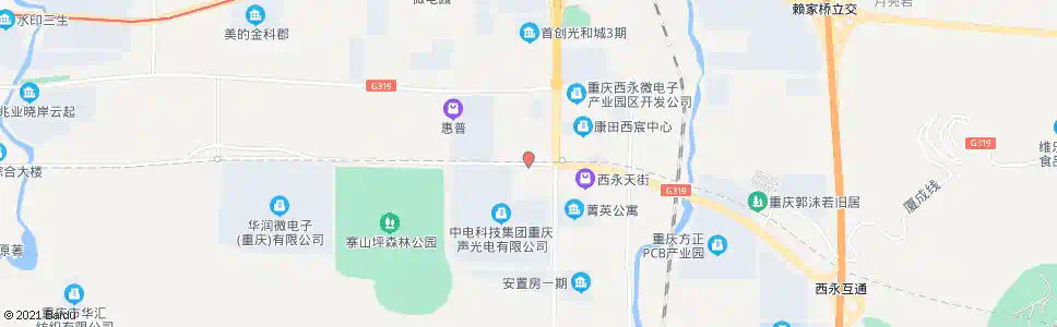 重庆西永大道_公交站地图_重庆公交_妙搜公交查询2025