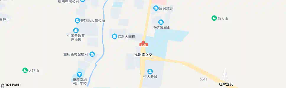 重庆龙洲湾南苑公租房_公交站地图_重庆公交_妙搜公交查询2025