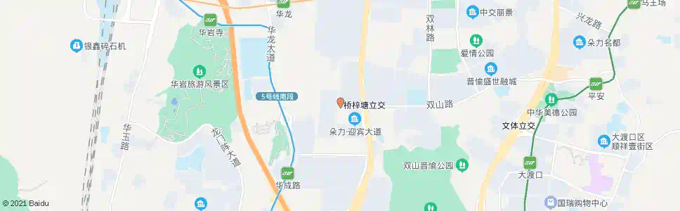 重庆桥梓塘_公交站地图_重庆公交_妙搜公交查询2025