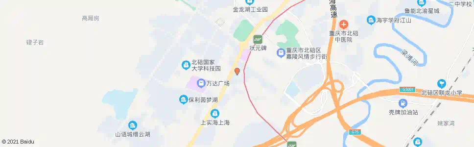 重庆中央美苑_公交站地图_重庆公交_妙搜公交查询2025