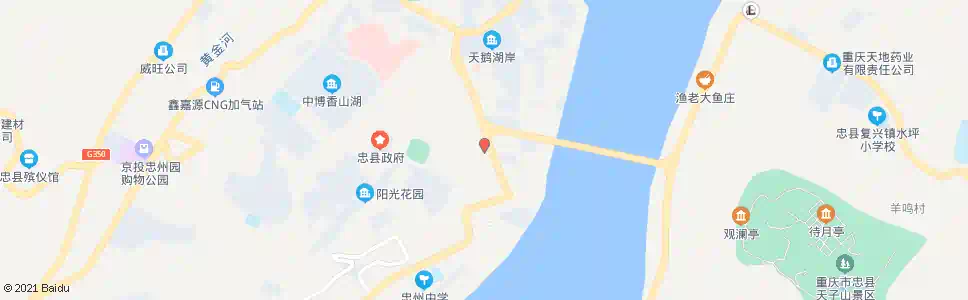 重庆忠县中国银行_公交站地图_重庆公交_妙搜公交查询2025