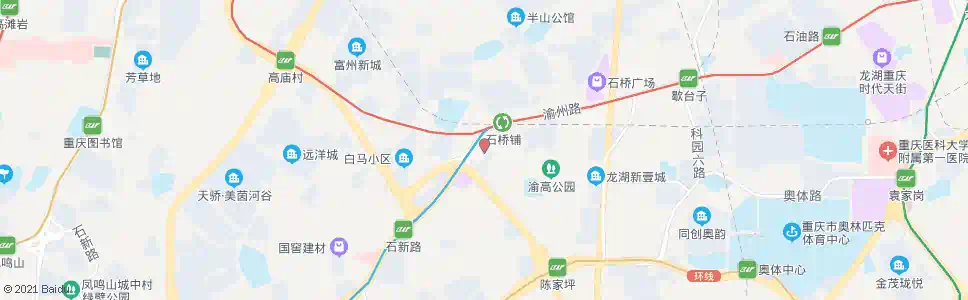 重庆石桥铺(泰兴)_公交站地图_重庆公交_妙搜公交查询2025