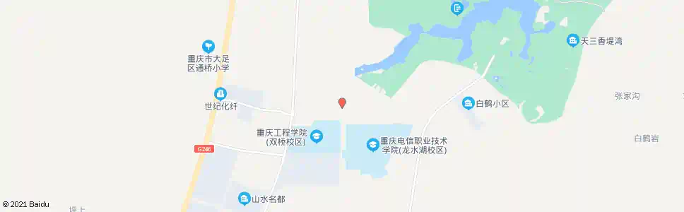 重庆重庆电信职业学院后门_公交站地图_重庆公交_妙搜公交查询2025