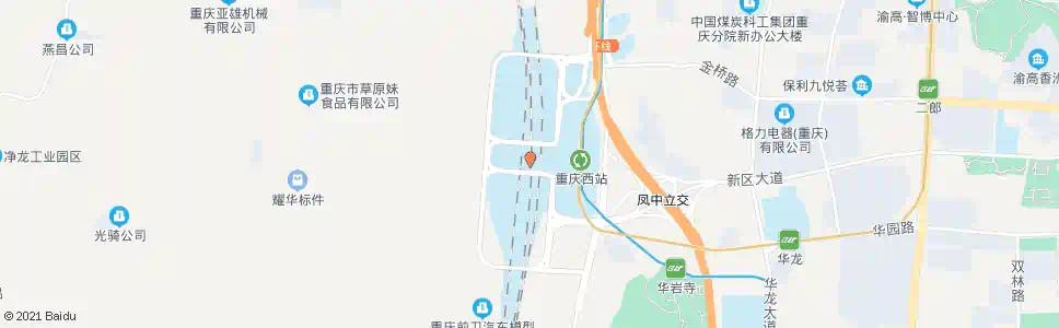 重庆西湖丽都_公交站地图_重庆公交_妙搜公交查询2025