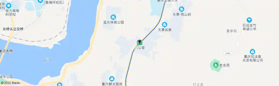 重庆八公里_公交站地图_重庆公交_妙搜公交查询2025