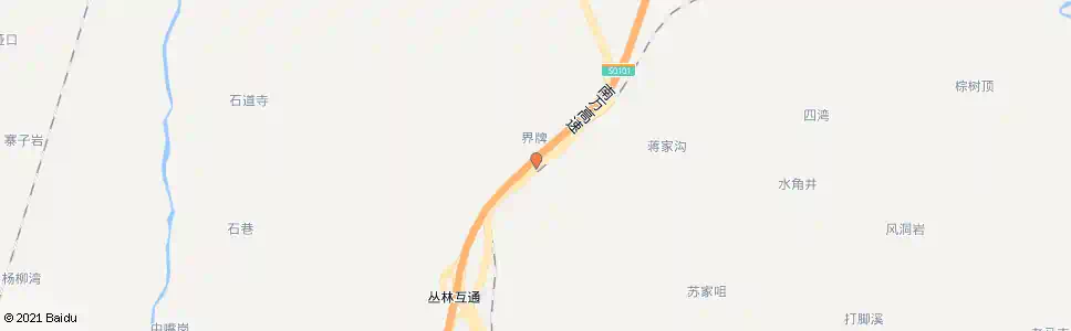 重庆丛林镇界牌_公交站地图_重庆公交_妙搜公交查询2025