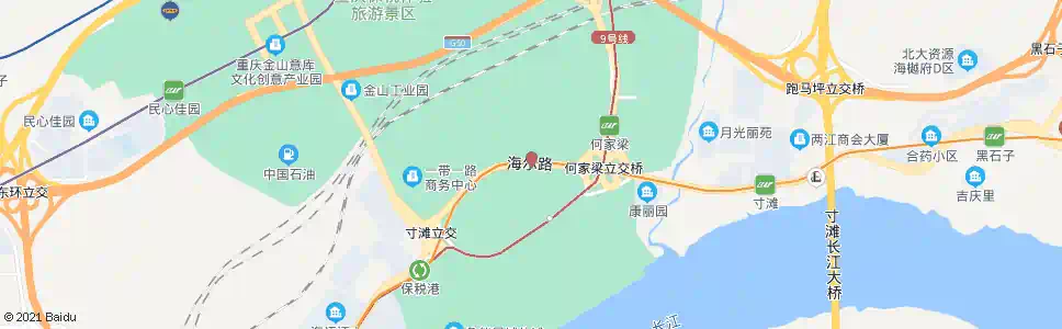 重庆何家梁_公交站地图_重庆公交_妙搜公交查询2025