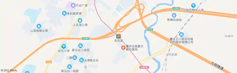 重庆龙凤溪站_公交站地图_重庆公交_妙搜公交查询2025