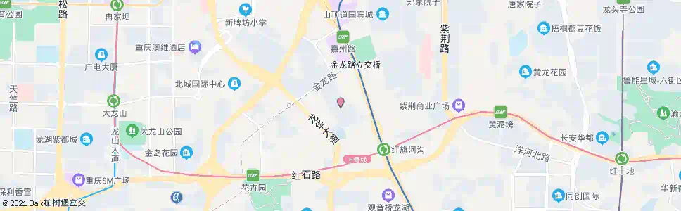 重庆加州花园(渝通宾馆)_公交站地图_重庆公交_妙搜公交查询2025