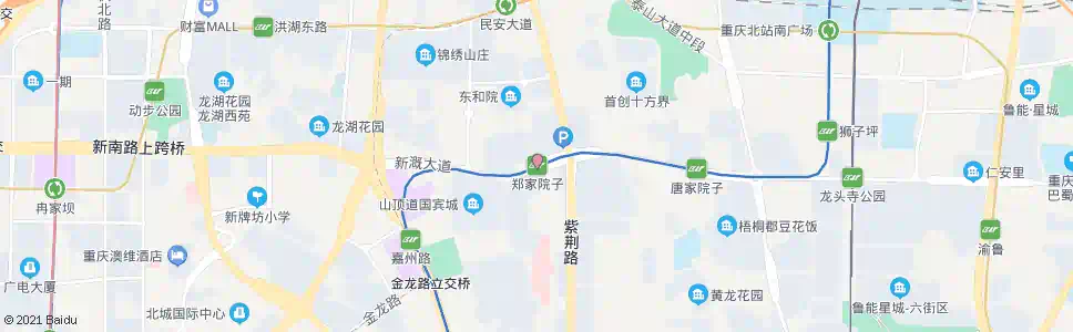 重庆轨道郑家院子站_公交站地图_重庆公交_妙搜公交查询2025