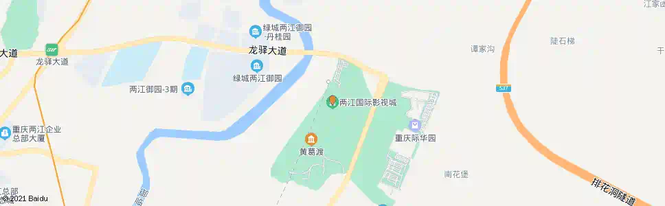 重庆两江影视城_公交站地图_重庆公交_妙搜公交查询2025