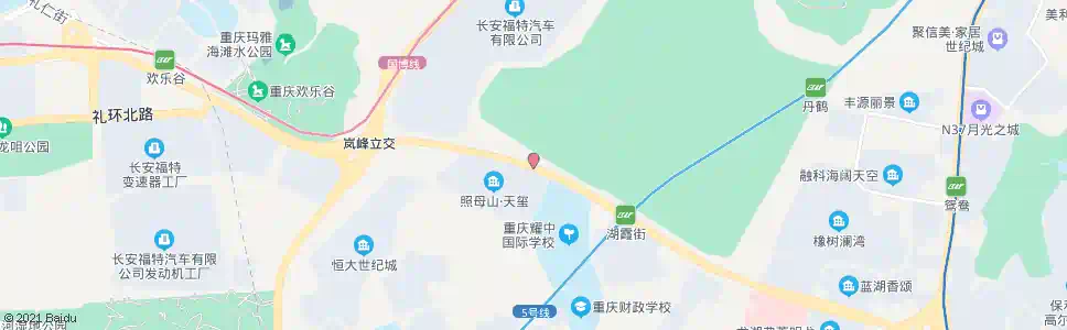重庆岚峰隧道_公交站地图_重庆公交_妙搜公交查询2025