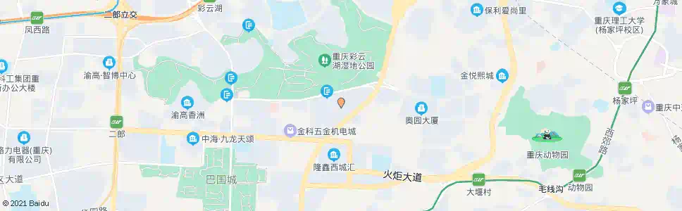重庆金科云湖天都_公交站地图_重庆公交_妙搜公交查询2025