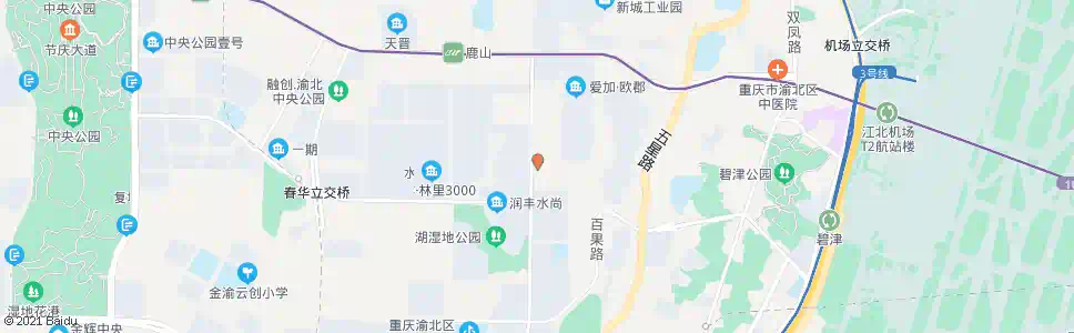 重庆渝北人力社保中心_公交站地图_重庆公交_妙搜公交查询2025