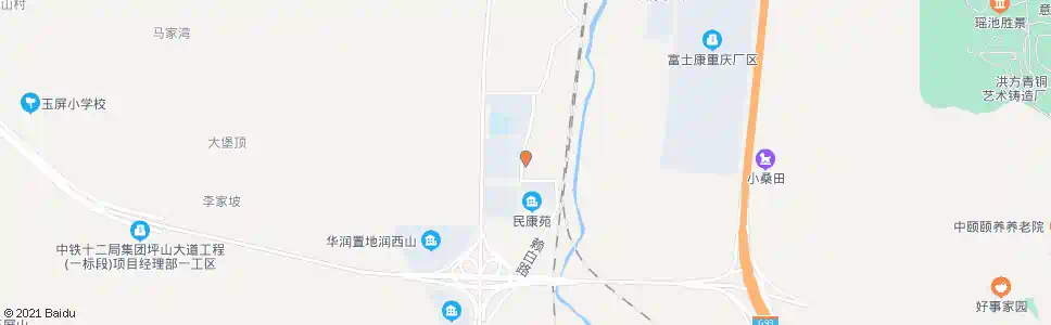 重庆棕树湾社区_公交站地图_重庆公交_妙搜公交查询2025