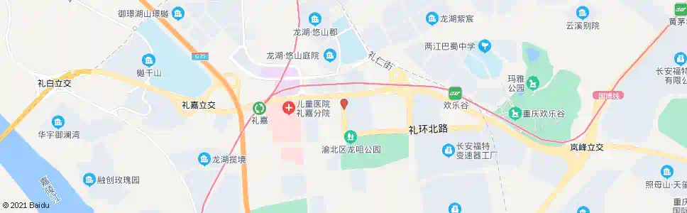 重庆普洛斯站_公交站地图_重庆公交_妙搜公交查询2025