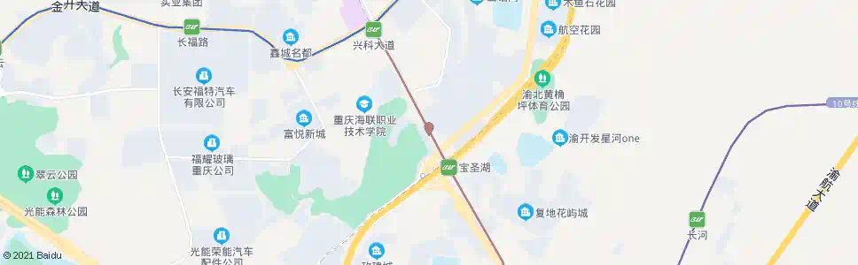 重庆宝桐路_公交站地图_重庆公交_妙搜公交查询2025