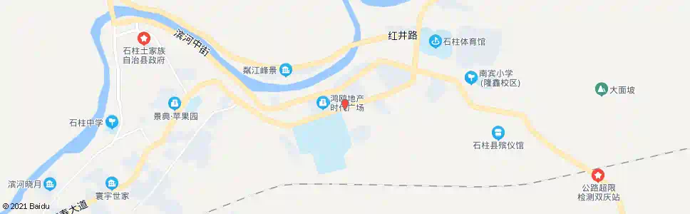 重庆石柱邮政大楼_公交站地图_重庆公交_妙搜公交查询2025