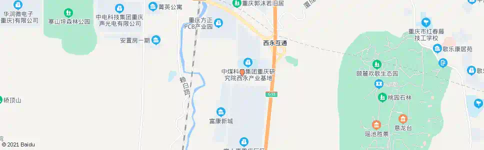 重庆综保A区_公交站地图_重庆公交_妙搜公交查询2025